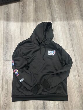Black Men's Hoodie with 50th Anniversary Accent